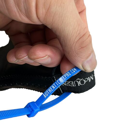 Alexander Mcqueen Hybrid Lace Up Borgue Wingtip Leather Boots Black Size 40E - Picture 10 of 10